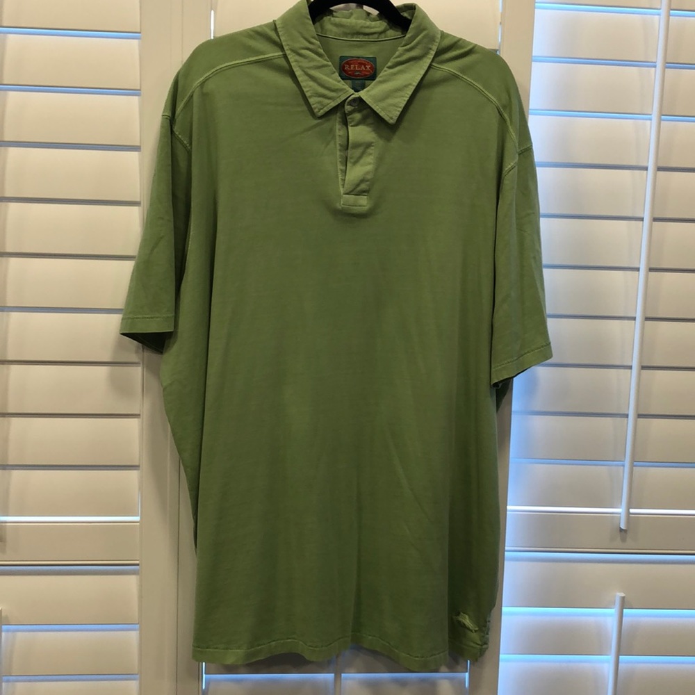 Tommy Bahama Relax Polo, XXL, green